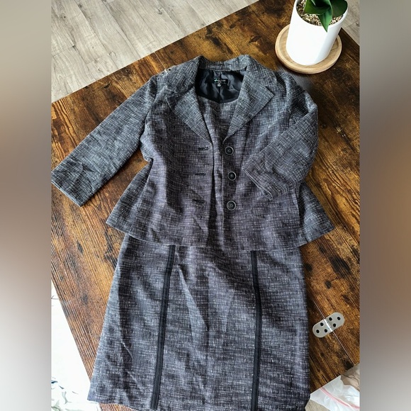 Rafaella Studio Gray‎ Women's Blazer and Skirt Set - Picture 1 of 9